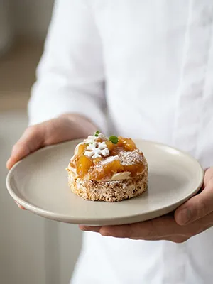 Photo produit patisserie - Réalisée avec le Studio Photo IA